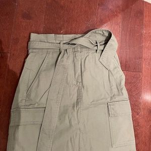 Brand new, never worn army green skirt